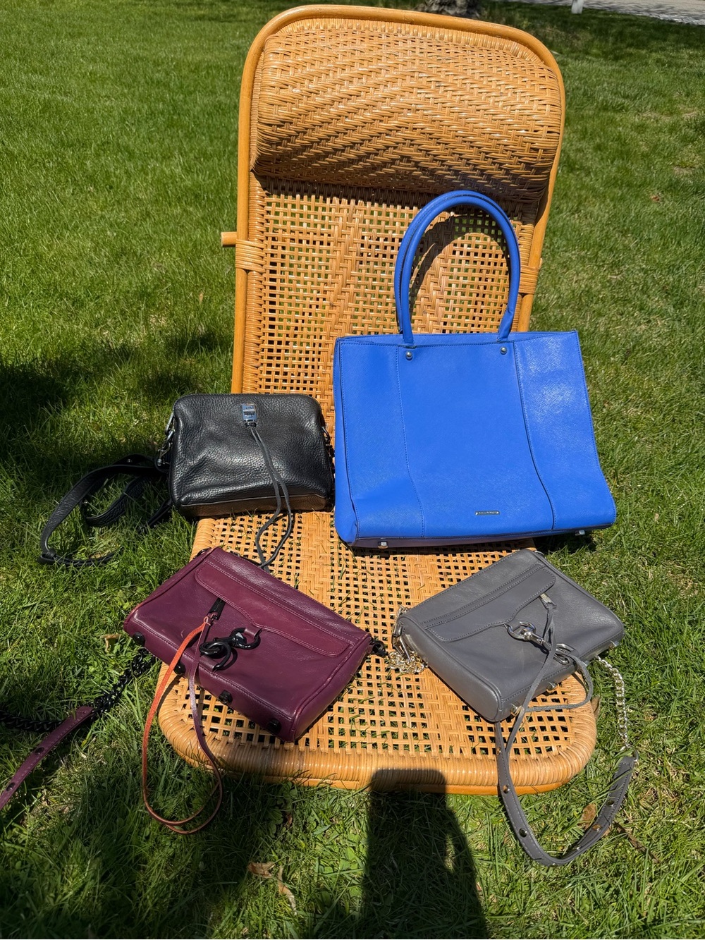 ✨ 🫐Rebecca Minkoff Bundle of 4🫐✨ Crossbody Satchel Tote Lot | Reseller